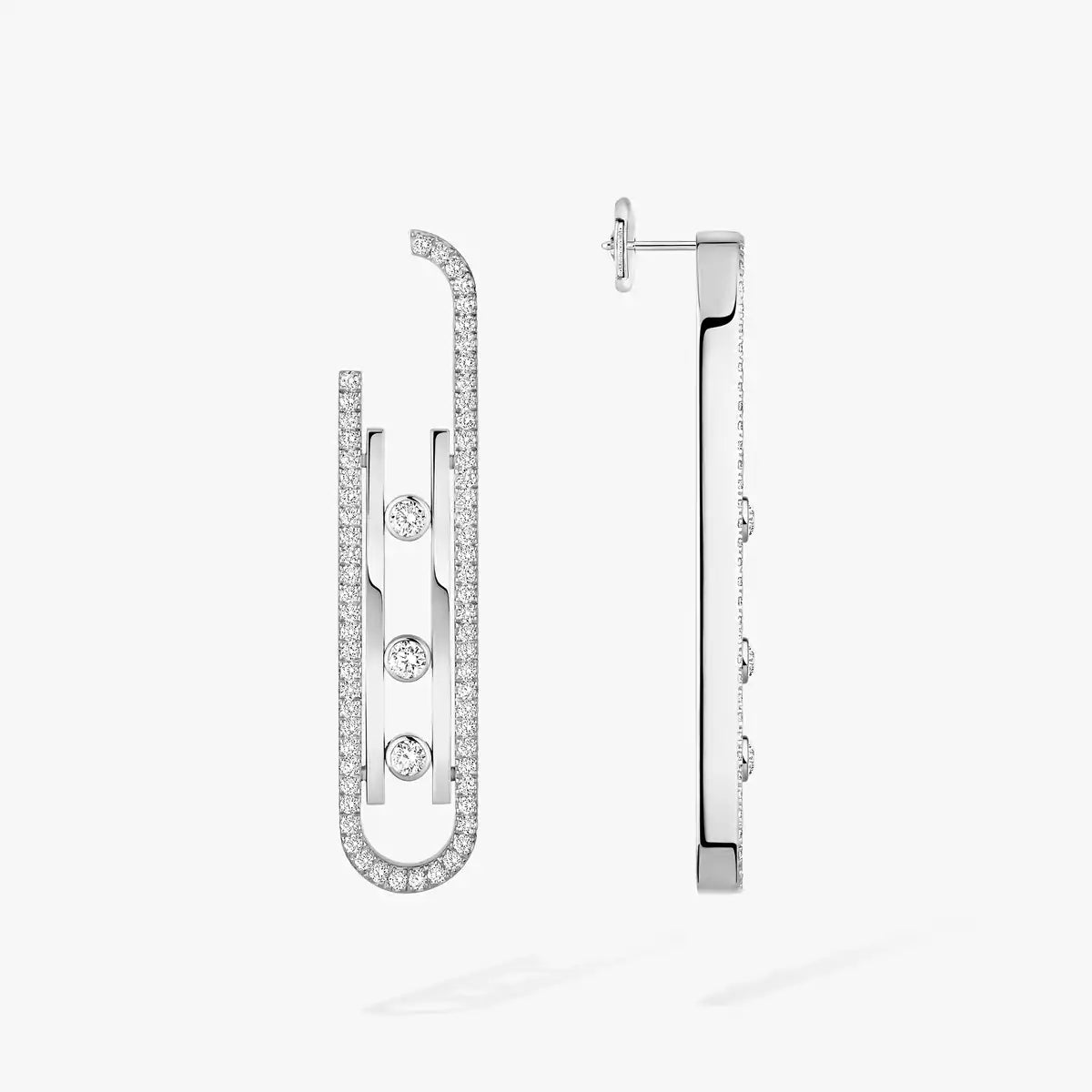 [LORA] Diamond Pendant Earrings Move 10Th