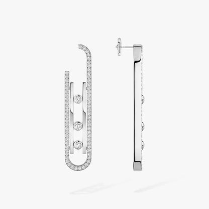 [LORA] Diamond Pendant Earrings Move 10Th