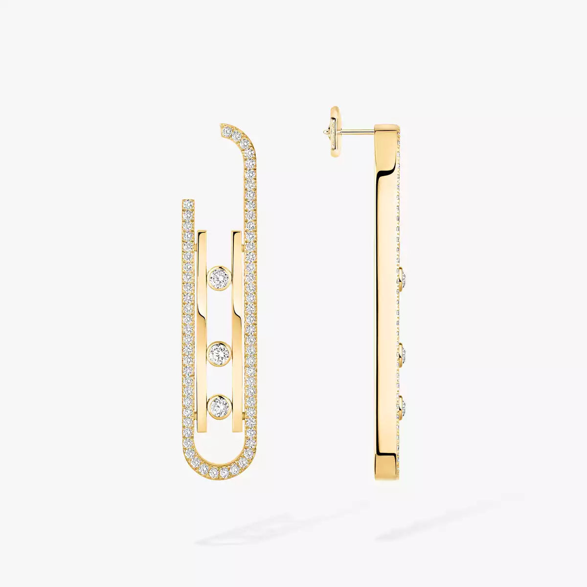 [LORA] Diamond Pendant Earrings Move 10Th