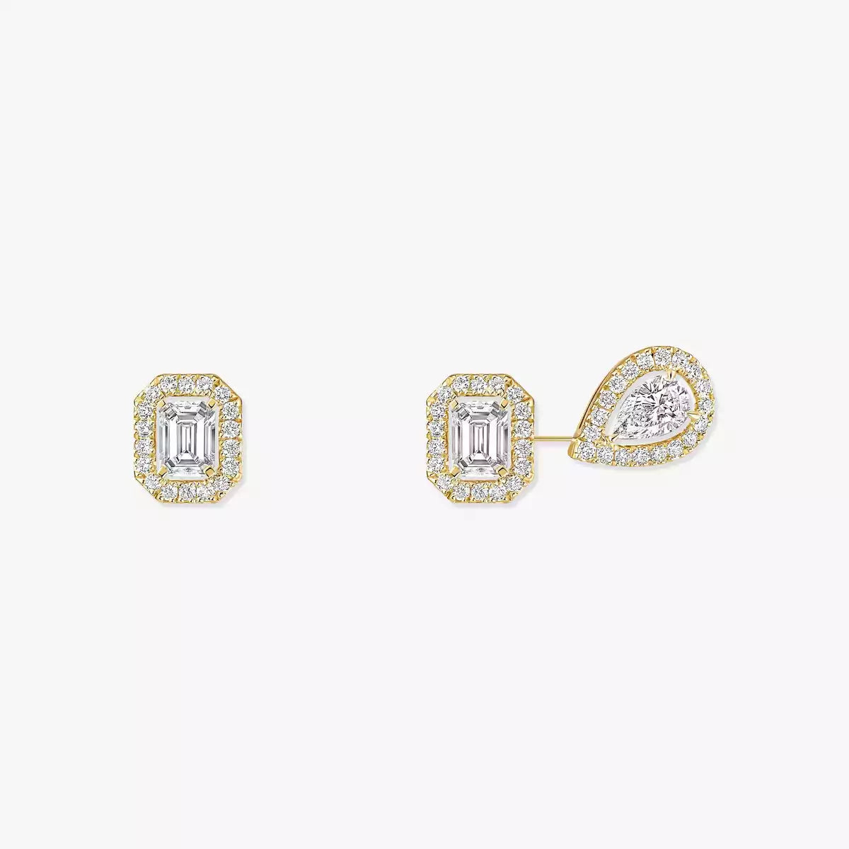 [LORA] Diamond Earrings 0,10ct My Twin 1+2