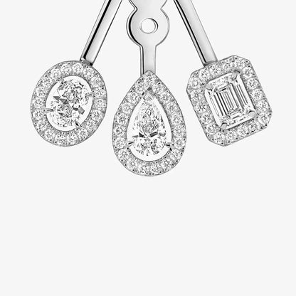 [LORA]  My Twin Trio  Diamond Earrings