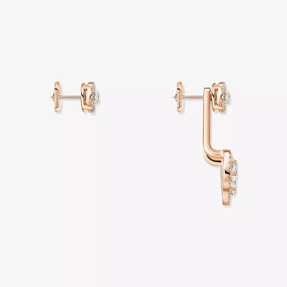 [LORA]  My Twin Trio  Diamond Earrings