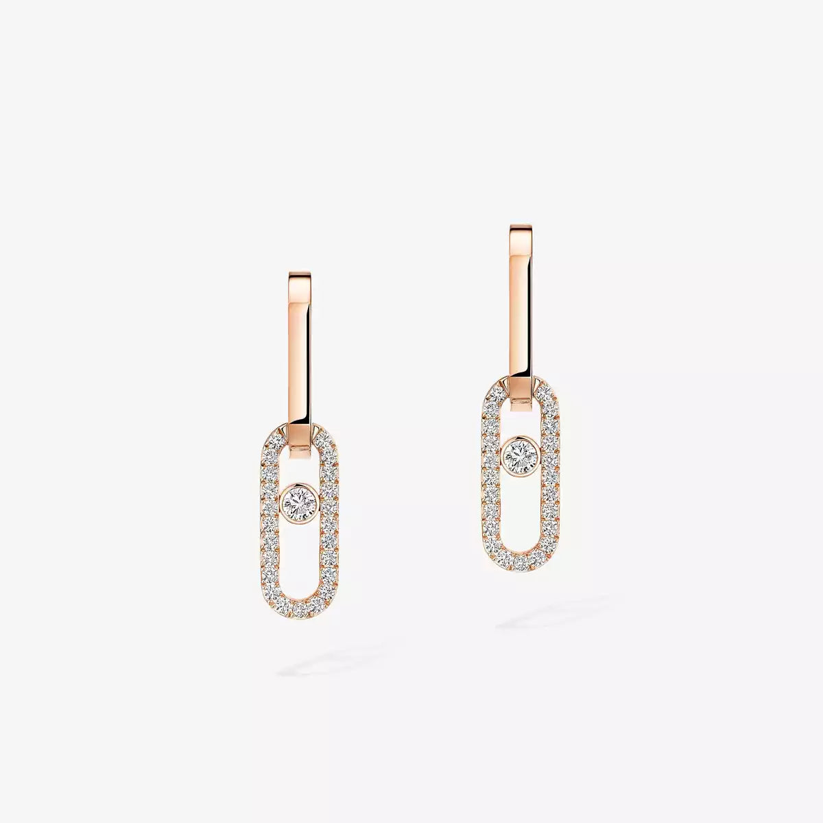 [LORA] Move Link Diamond Earrings