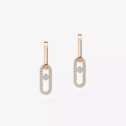 [LORA] Move Link Diamond Earrings