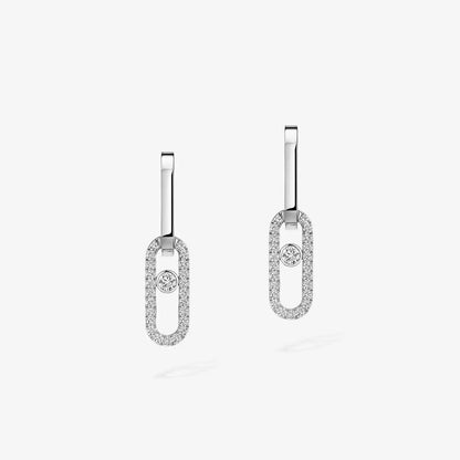 [LORA] Move Link Diamond Earrings