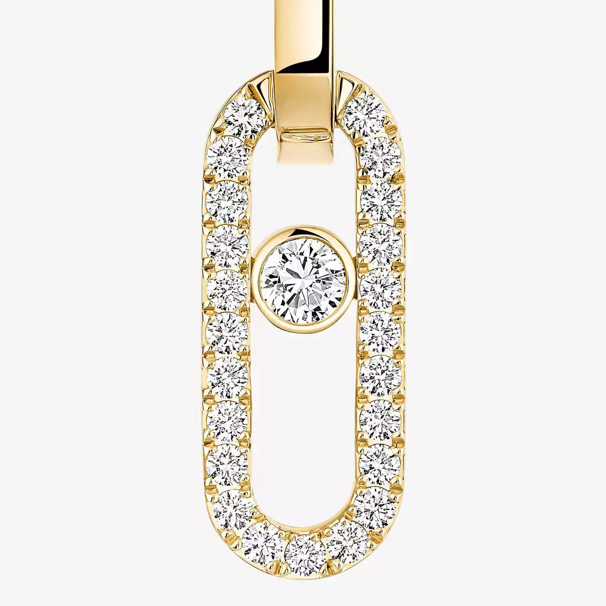 [LORA] Move Link Diamond Earrings