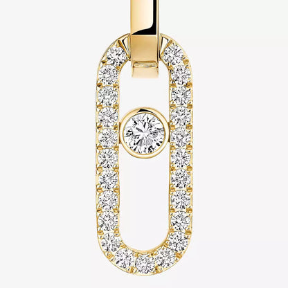 [LORA] Move Link Diamond Earrings