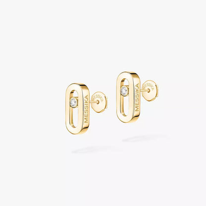 [LORA] Move Uno Diamond Stud Earrings