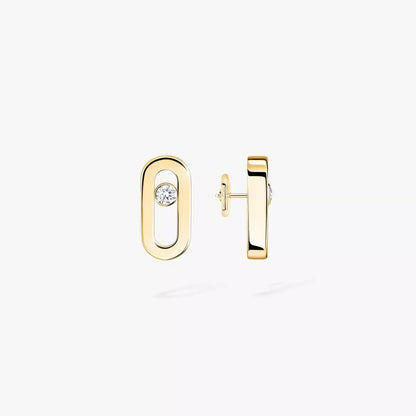 [LORA] Move Uno Diamond Stud Earrings