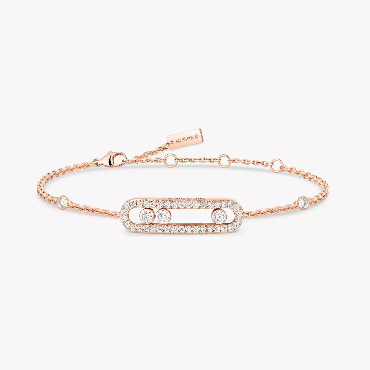 [LORA] Pavé Baby Move Diamond Bracelet