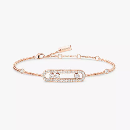 [LORA] Pavé Baby Move Diamond Bracelet