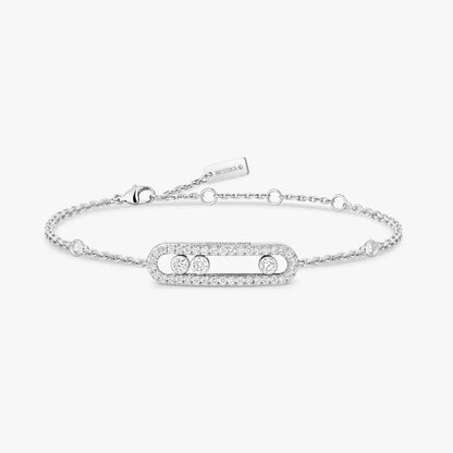 [LORA] Pavé Baby Move Diamond Bracelet