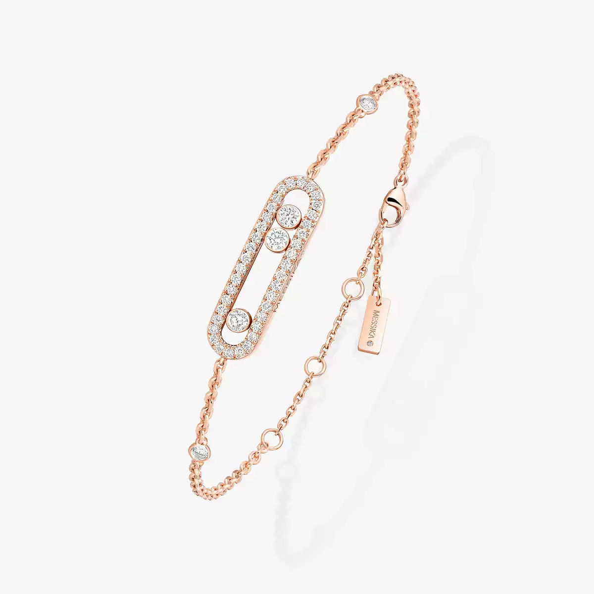 [LORA] Pavé Baby Move Diamond Bracelet