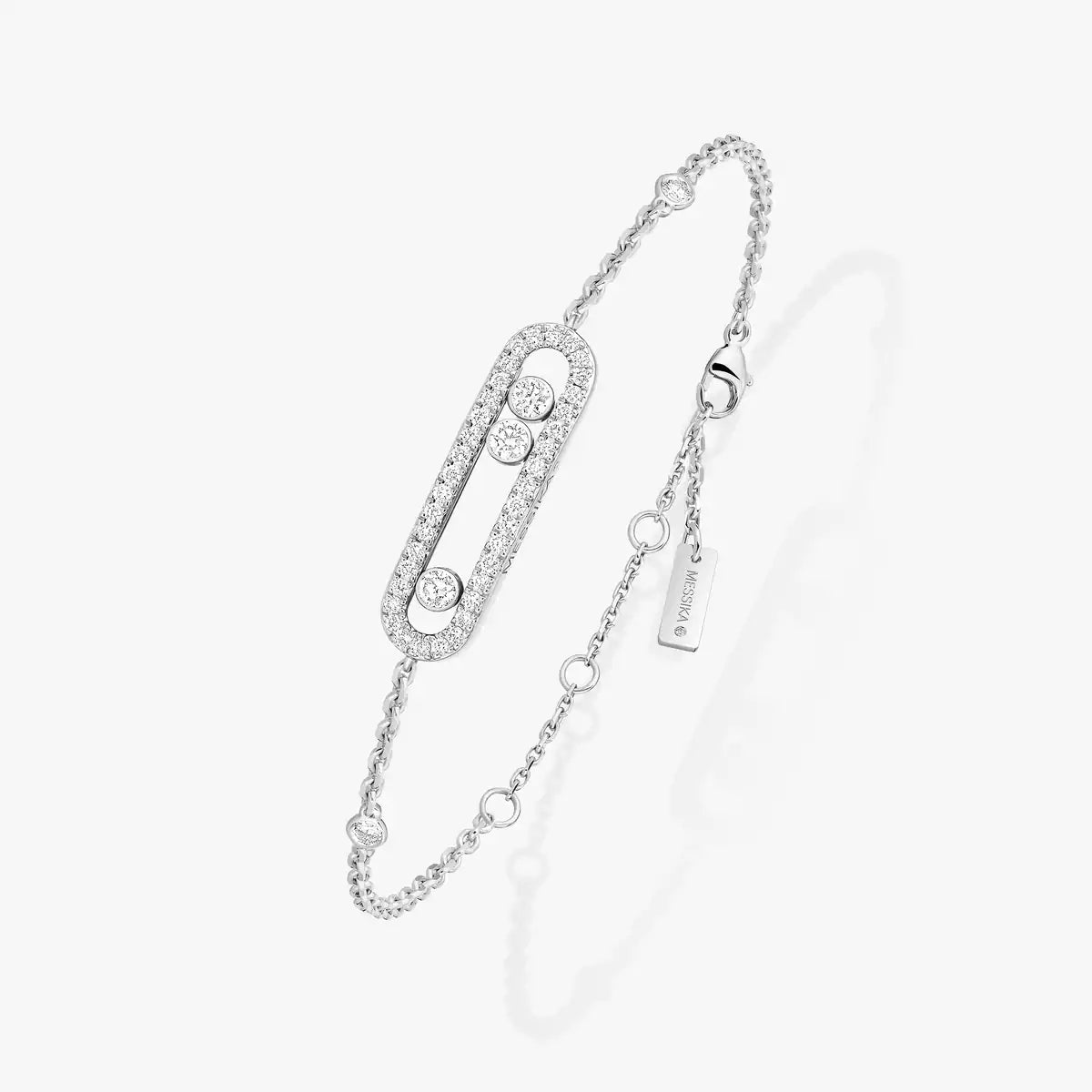 [LORA] Pavé Baby Move Diamond Bracelet