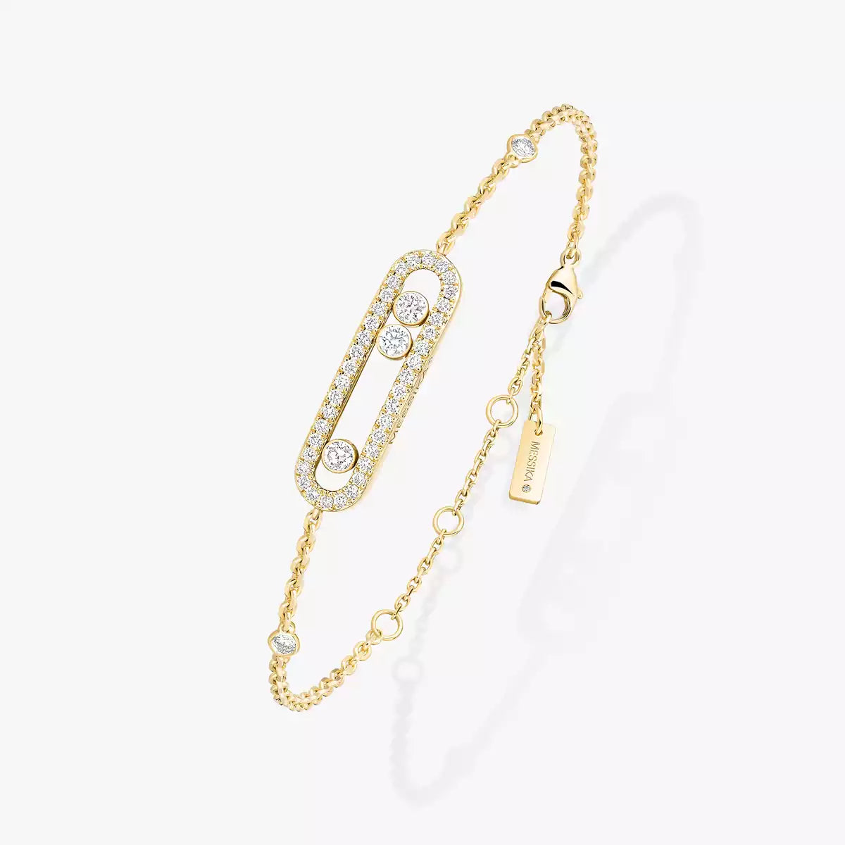 [LORA] Pavé Baby Move Diamond Bracelet