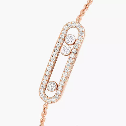 [LORA] Pavé Baby Move Diamond Bracelet