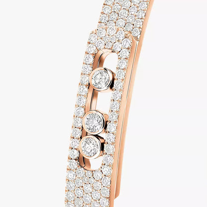 [LORA] Move Noa Full Pavé Diamond Bangle Bracelet