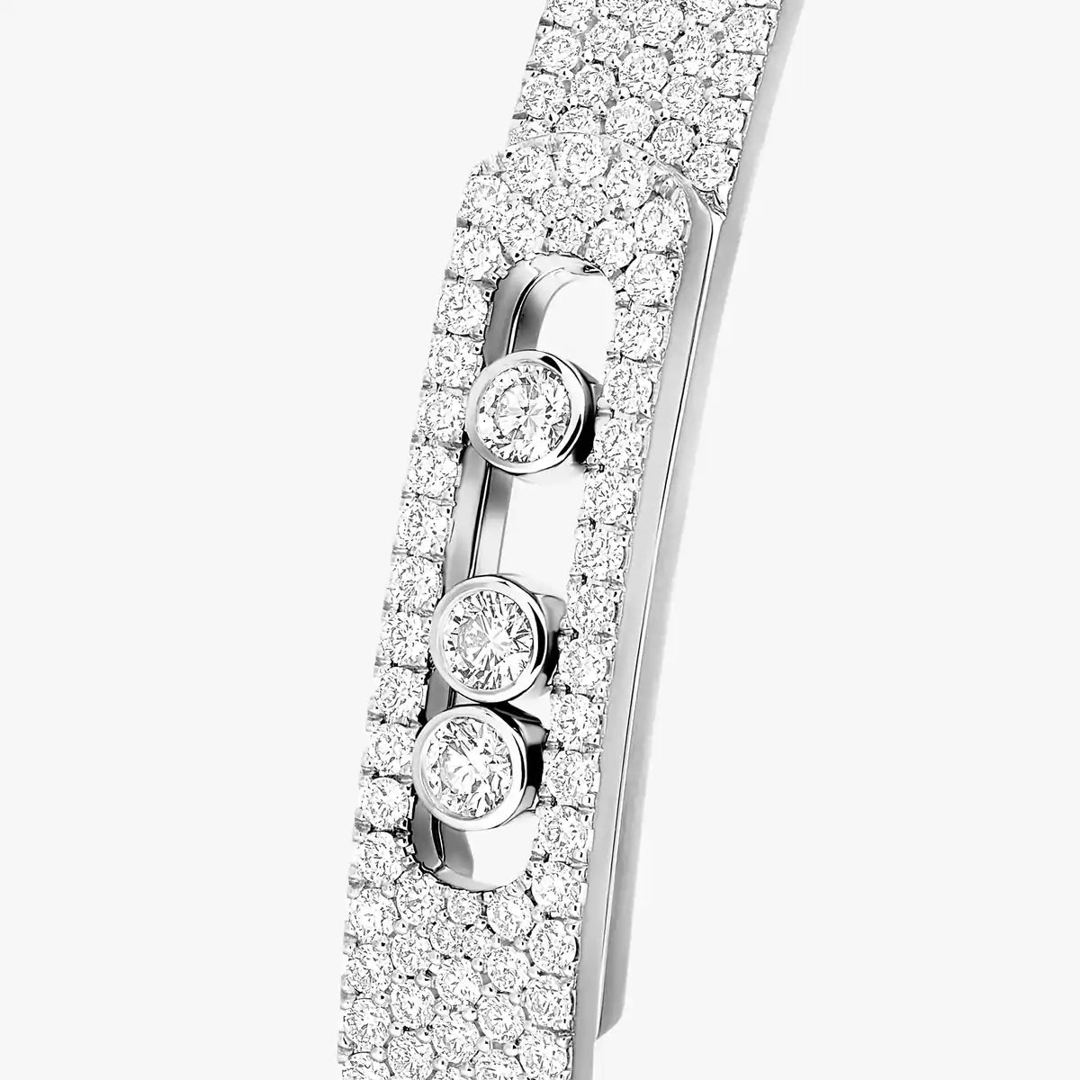 [LORA] Move Noa Full Pavé Diamond Bangle Bracelet