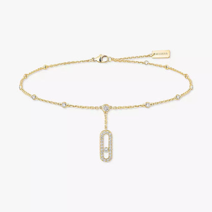 [LORA]  Move Uno pavé ankle bracelet