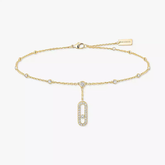 [LORA]  Move Uno pavé ankle bracelet
