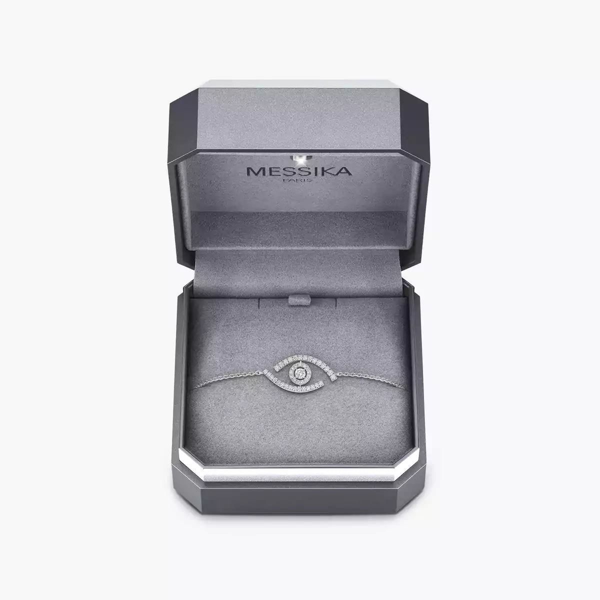 [LORA] Lucky Eye Pave-Set Diamond Bracelet