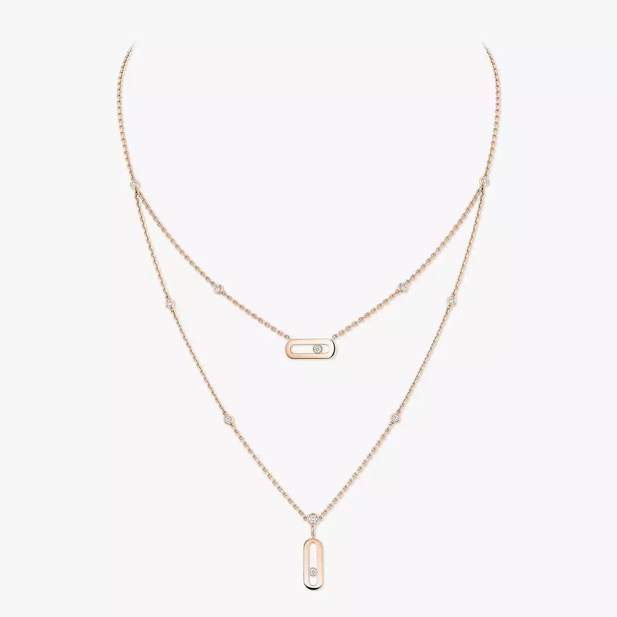[LORA]  Move Uno Diamond Necklace