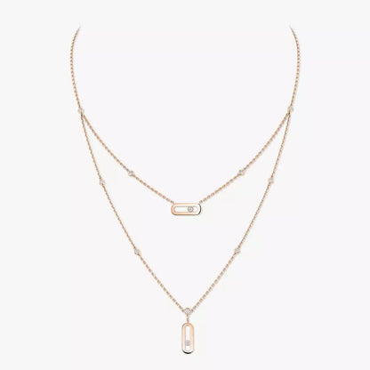 [LORA]  Move Uno Diamond Necklace