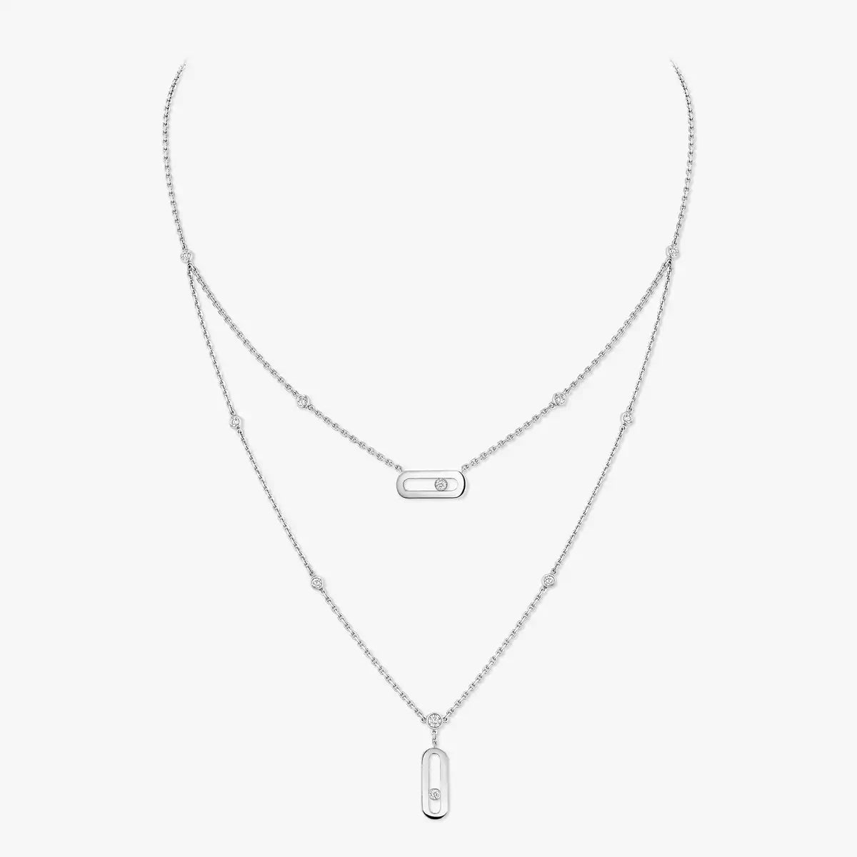 [LORA]  Move Uno Diamond Necklace