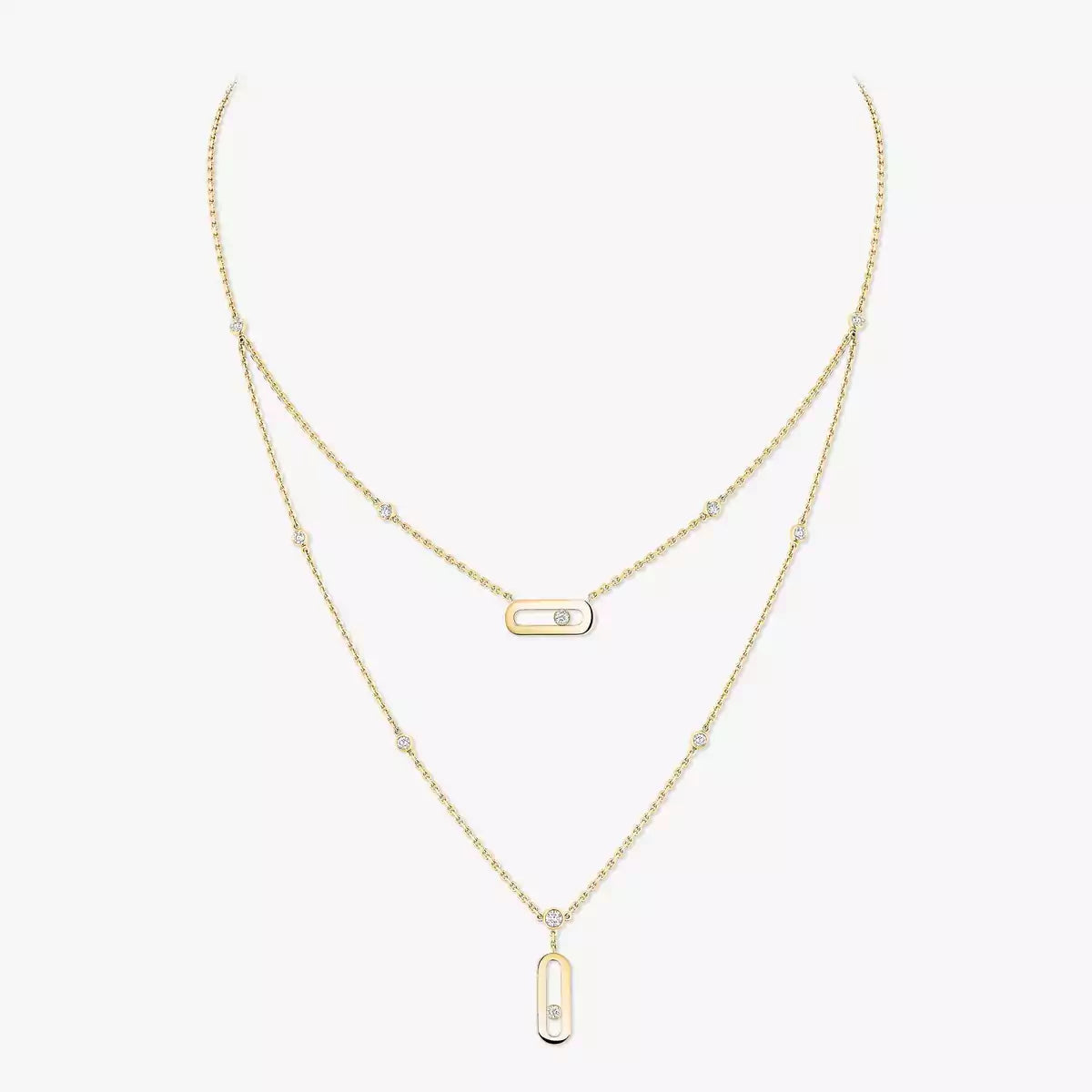[LORA]  Move Uno Diamond Necklace