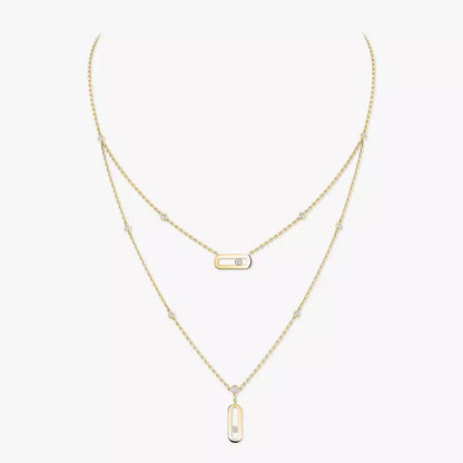 [LORA]  Move Uno Diamond Necklace