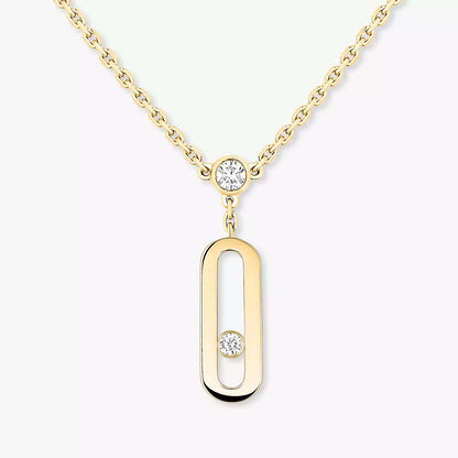 [LORA]  Move Uno Diamond Necklace