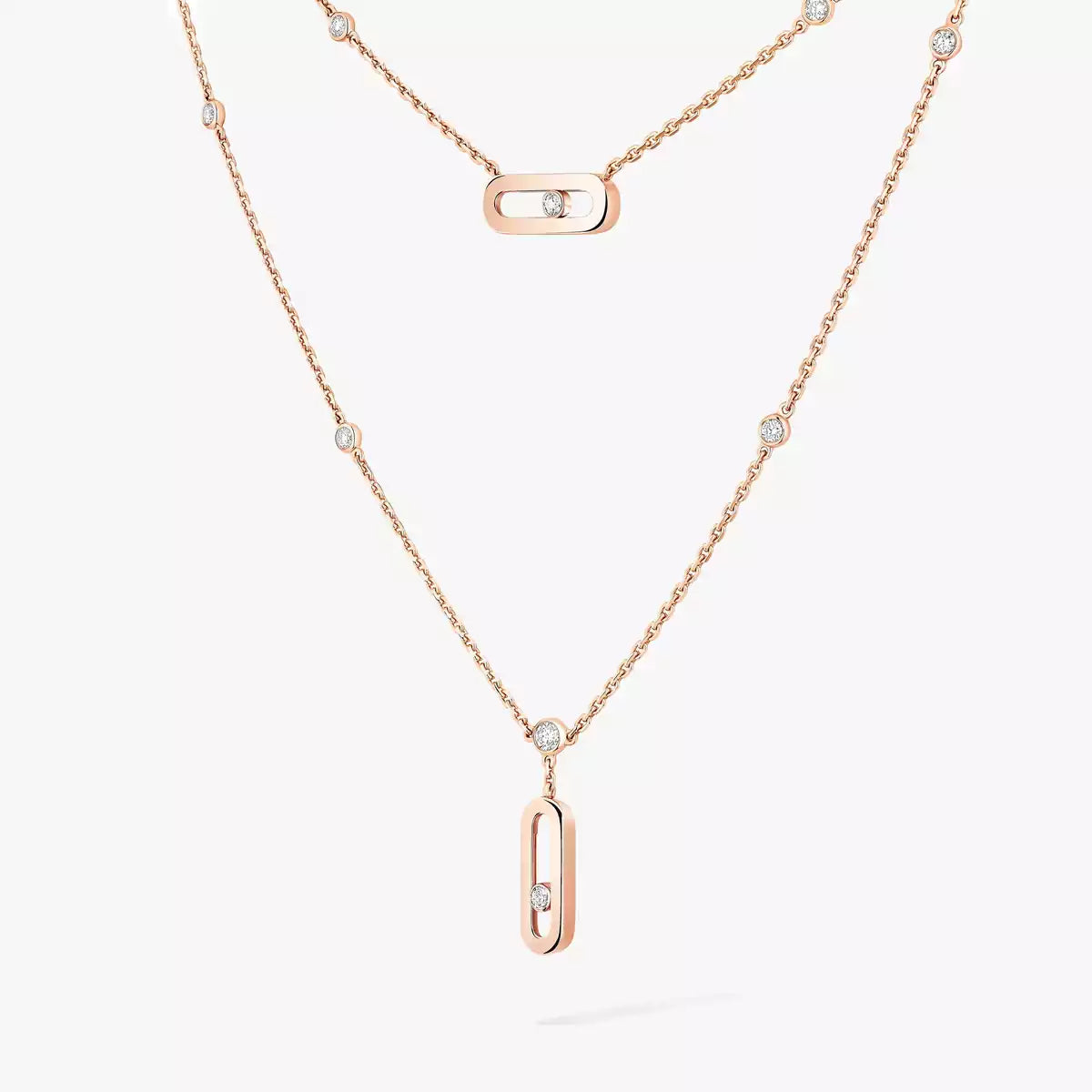 [LORA]  Move Uno Diamond Necklace