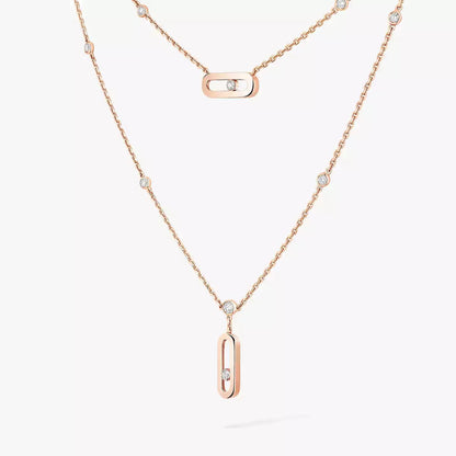 [LORA]  Move Uno Diamond Necklace