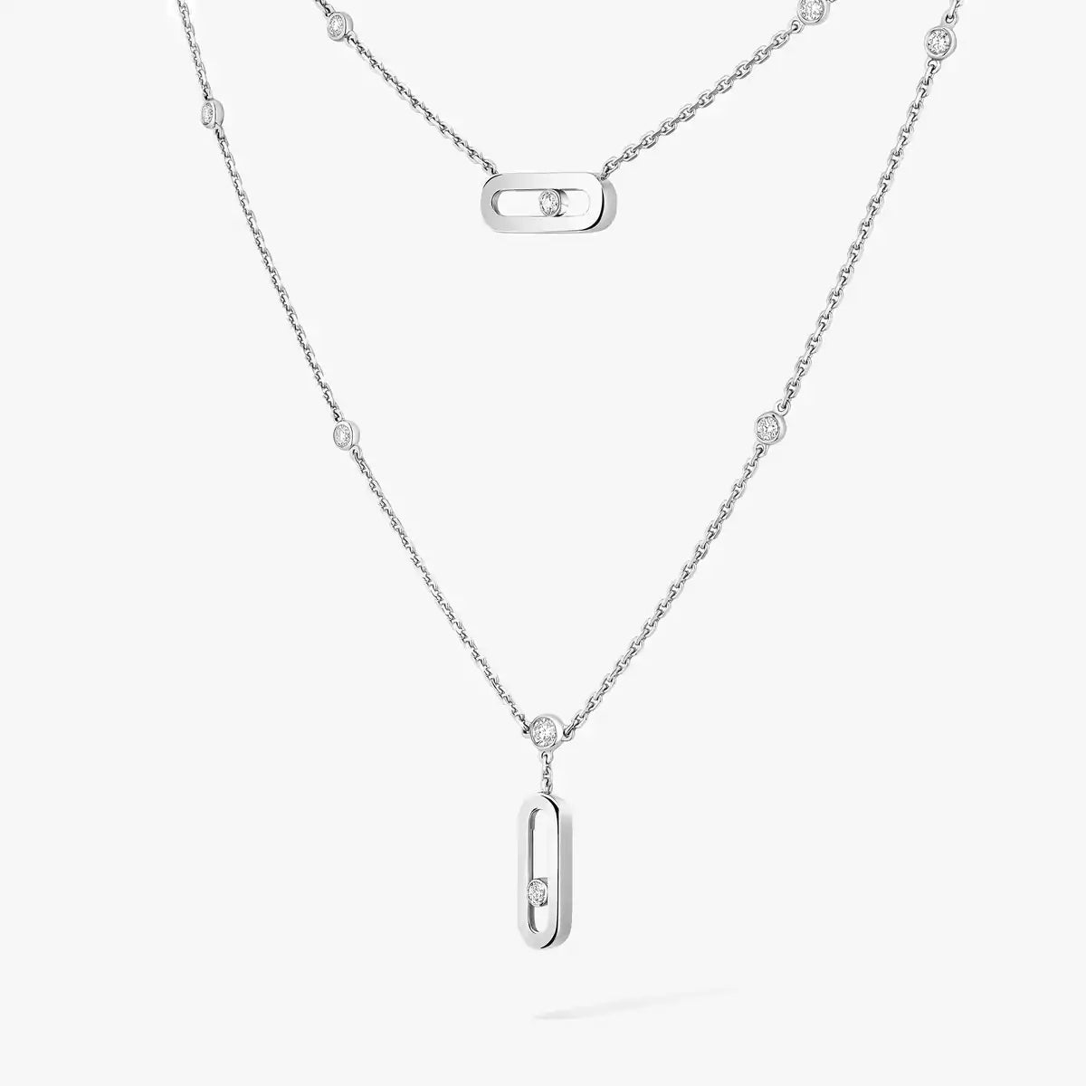 [LORA]  Move Uno Diamond Necklace