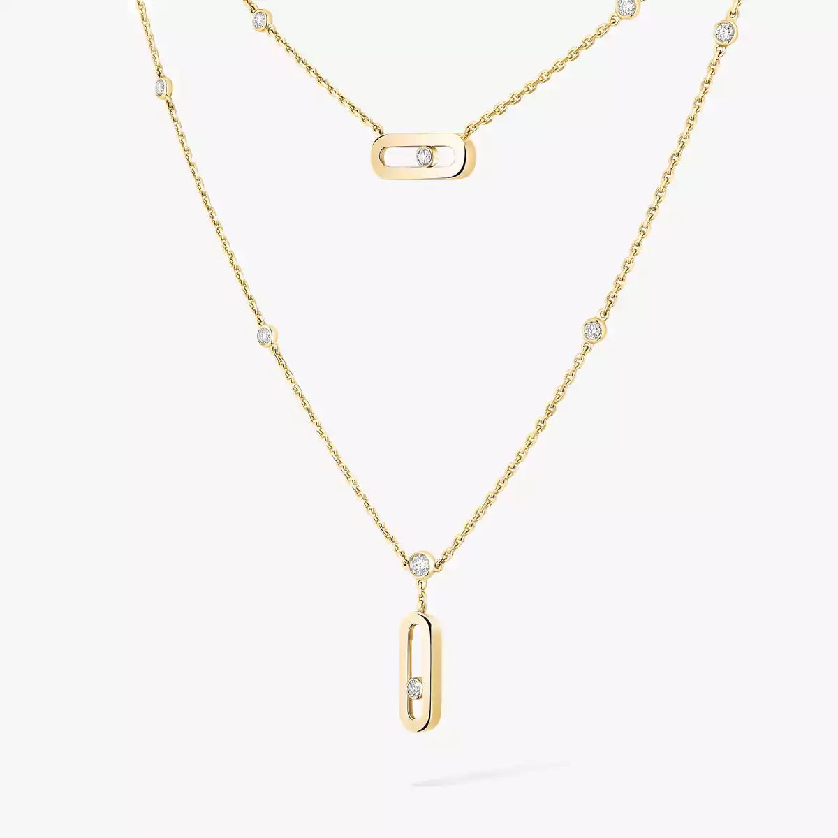 [LORA]  Move Uno Diamond Necklace