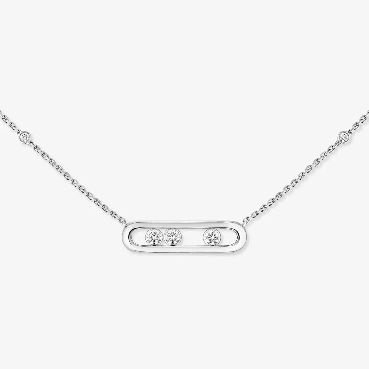 [LORA]  Baby Move Gold Diamond Necklace