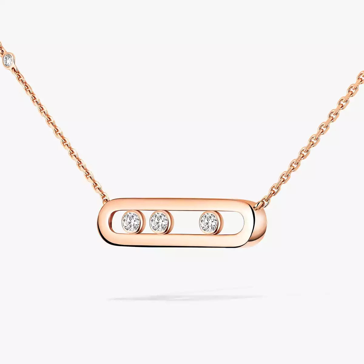 [LORA]  Baby Move Gold Diamond Necklace