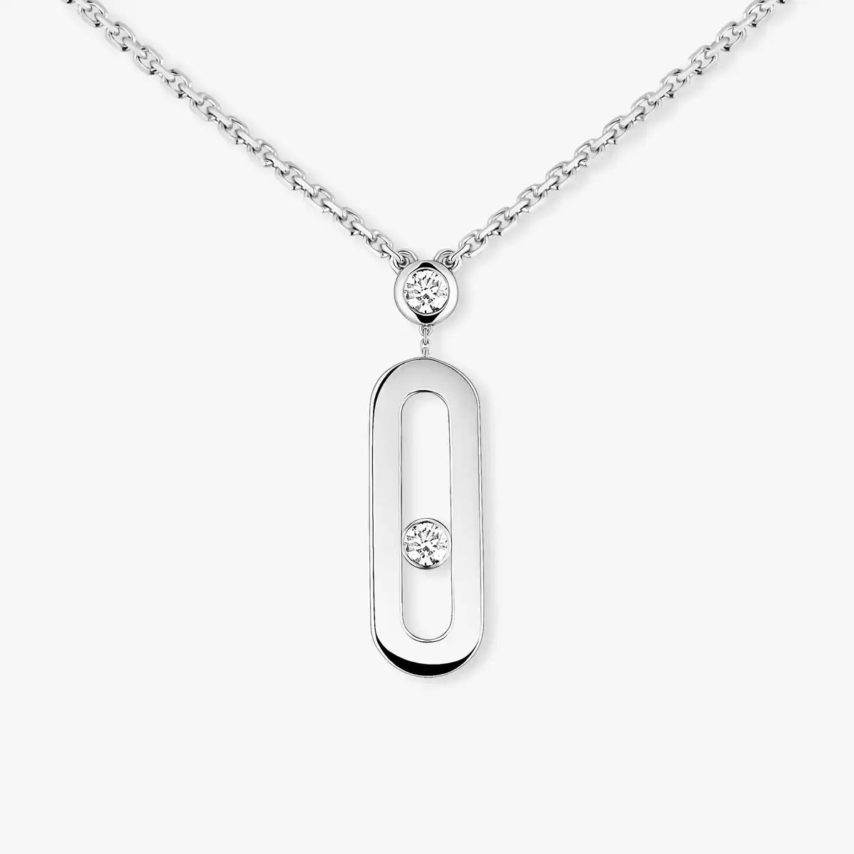 [LORA]  Move Uno Gold Diamond Long Necklace