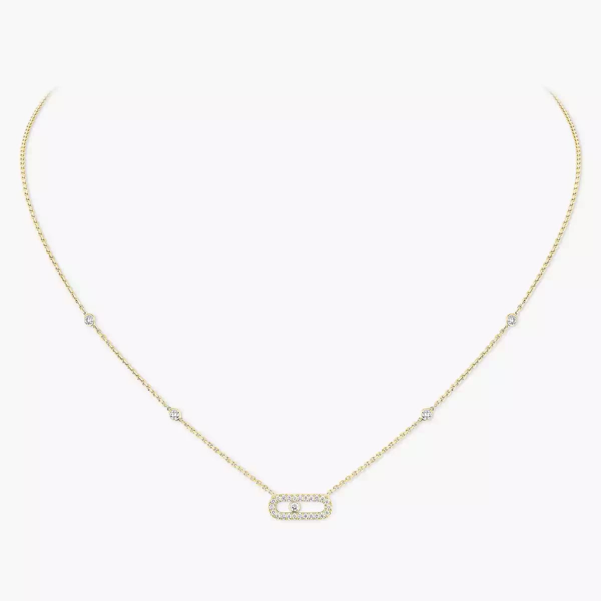 [LORA] Diamond Necklace Move Uno