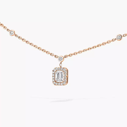 [LORA] My Twin Diamond Necklace in Silver