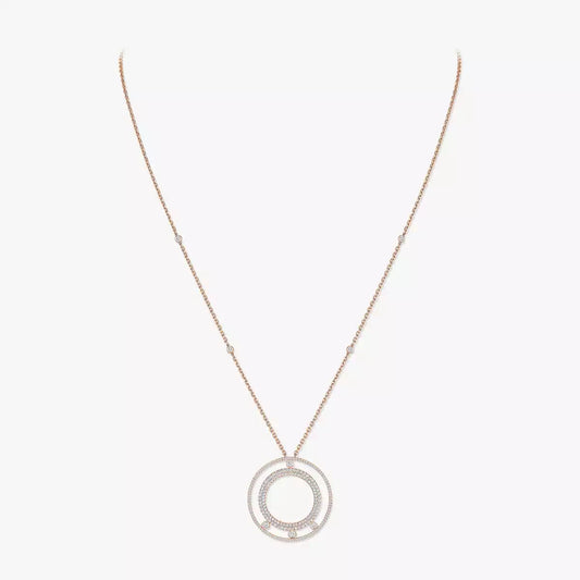[LORA] Move Romane Long Pave_-Set Diamond Necklace