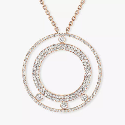 [LORA] Move Romane Long Pave_-Set Diamond Necklace