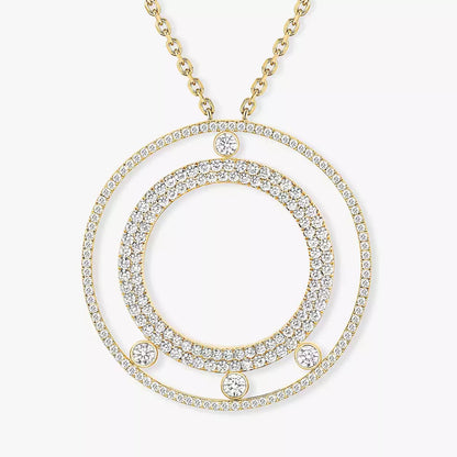 [LORA] Move Romane Long Pave_-Set Diamond Necklace