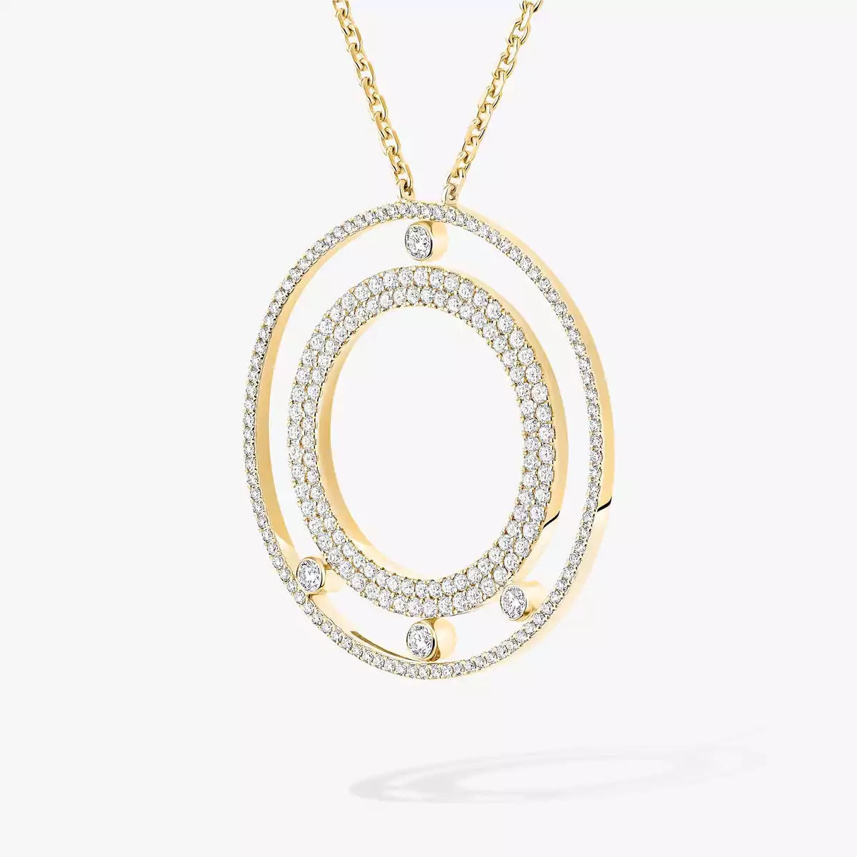 [LORA] Move Romane Long Pave_-Set Diamond Necklace