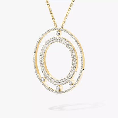 [LORA] Move Romane Long Pave_-Set Diamond Necklace