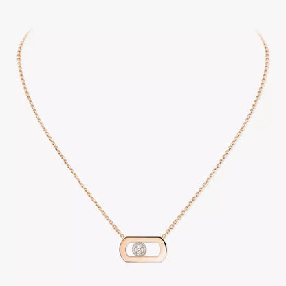 [LORA] So Move Diamond Necklace in Gold