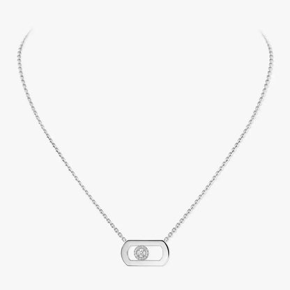 [LORA] So Move Diamond Necklace in Gold