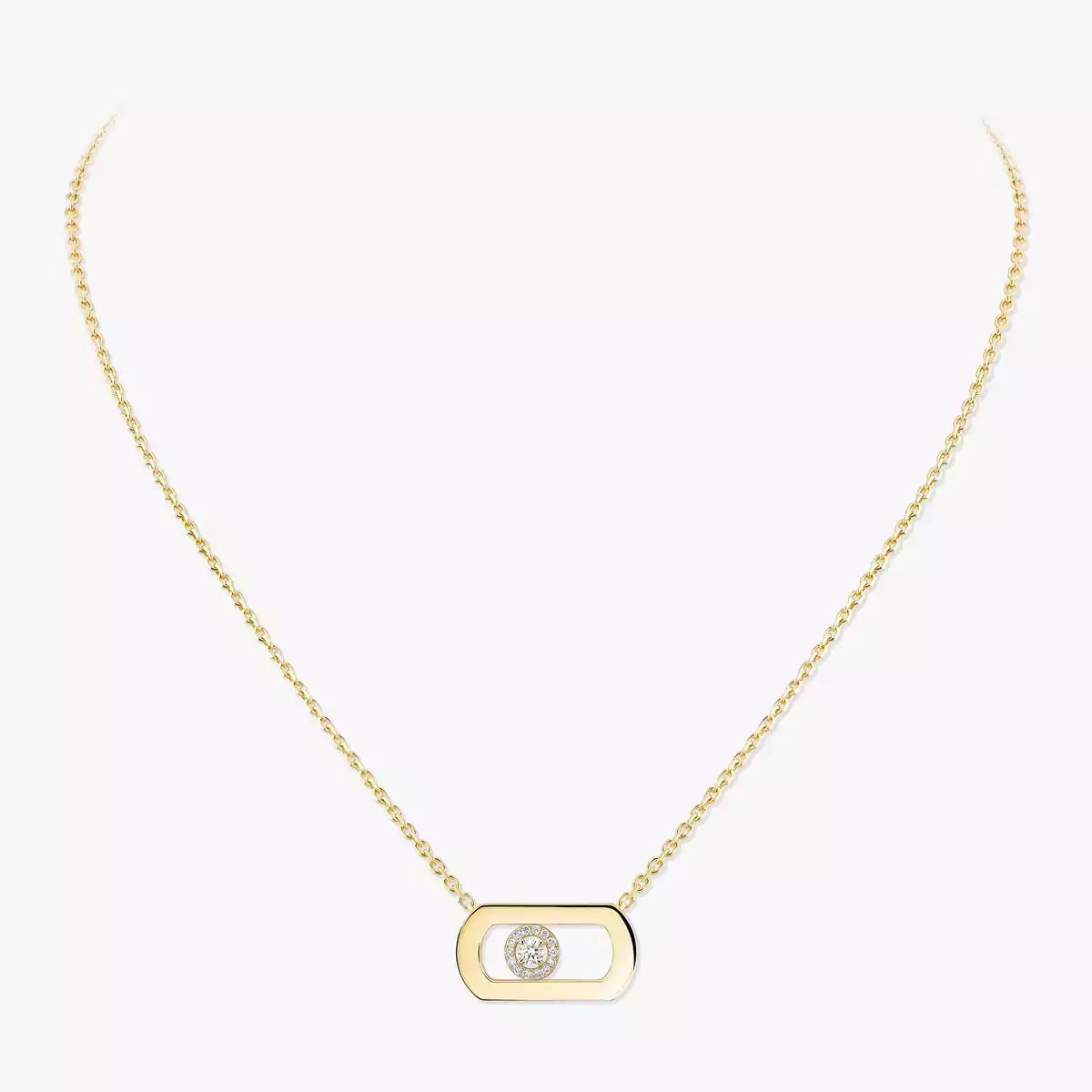 [LORA] So Move Diamond Necklace in Gold