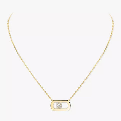 [LORA] So Move Diamond Necklace in Gold