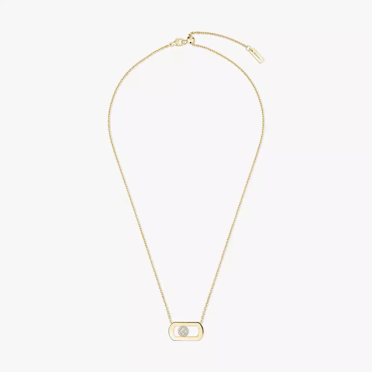 [LORA] So Move Diamond Necklace in Gold